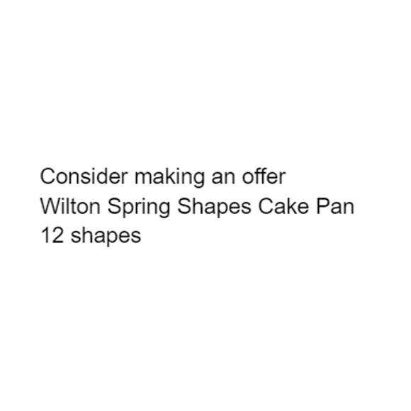 Wilton Spring Shapes Cake Pan 3D Easter Chick Butterfly Egg Tulip - Picture 2 of 5